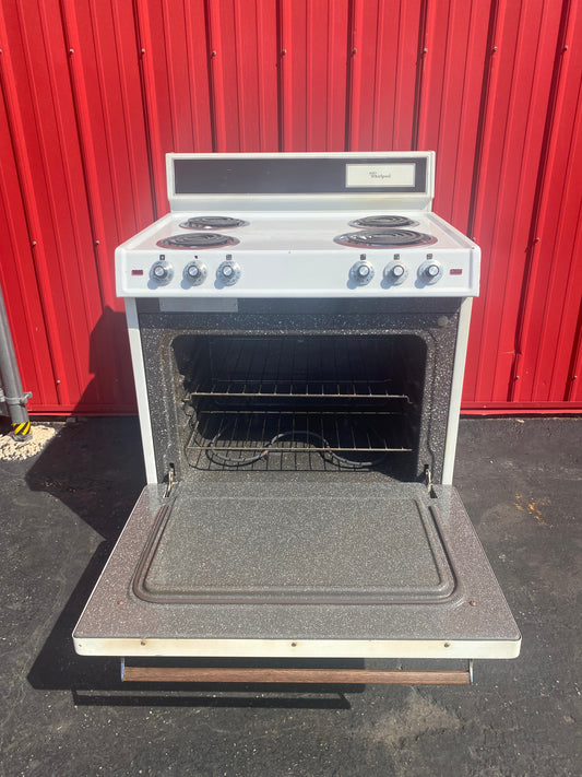 Detailed and Refurbished 30 Inch Electric Stove/Range (Processing Included in Price)