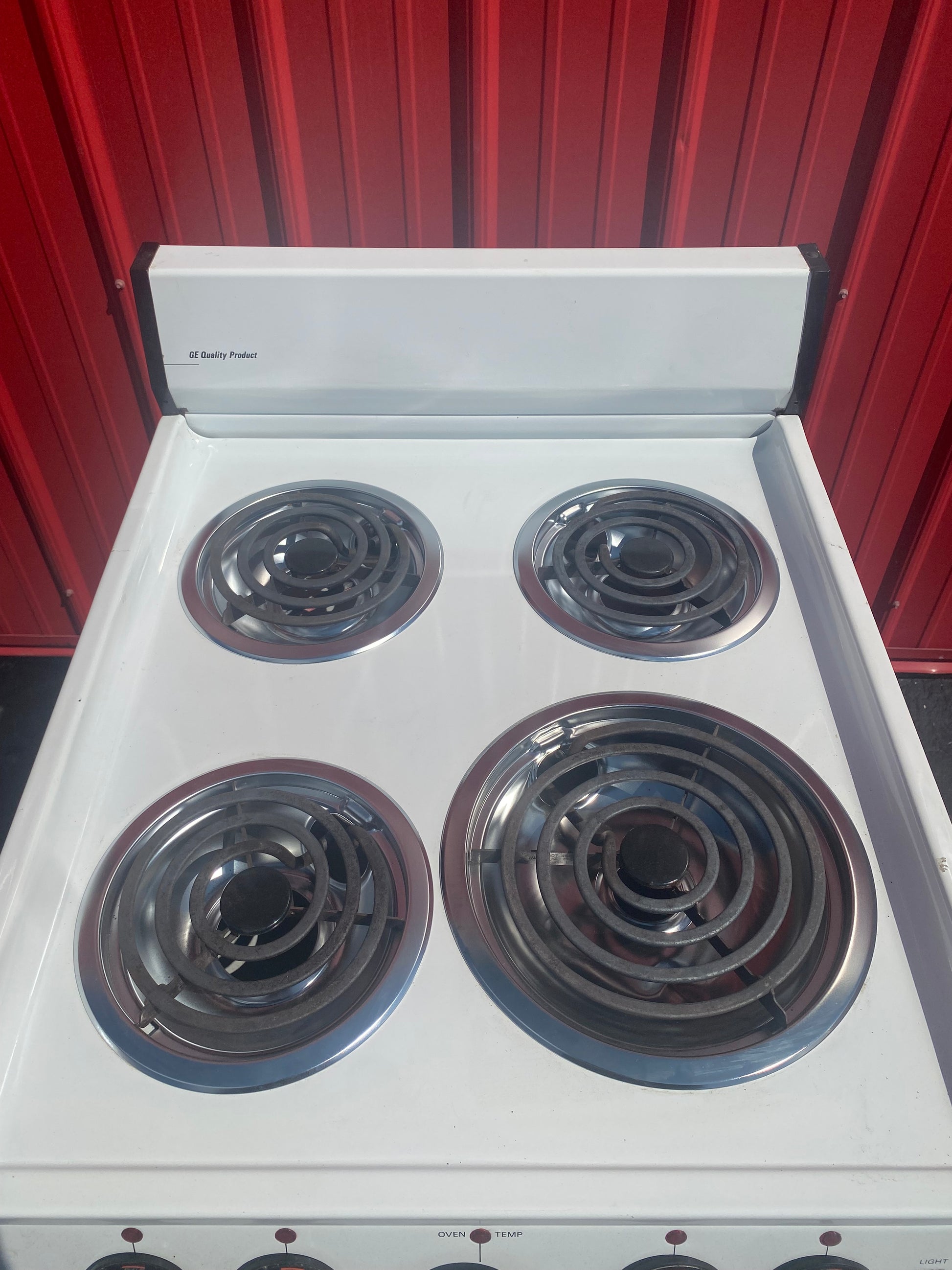 White Stove with Coils
